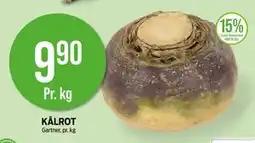 Kiwi KÅLROT, NOK 9.9 tilbud
