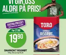 Kiwi SNARKOKT RISGRØT, NOK 19.9 tilbud