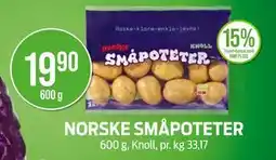 Kiwi NORSKE SMÅPOTETER, NOK 19.9 tilbud