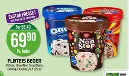 Kiwi FLØTEIS BEGER, NOK 69.9 tilbud