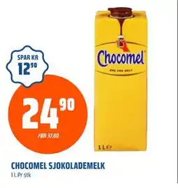 Coop Obs CHOCOMEL SJOKOLADEMELK, NOK 24.9 tilbud