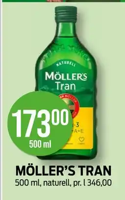 Kiwi MÖLLER’S TRAN, NOK 173 tilbud