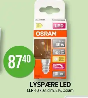 Kiwi LYSPÆRE LED, NOK 87.4 tilbud