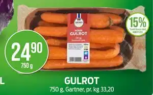 Kiwi GULROT, NOK 24.9 tilbud