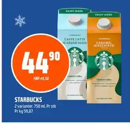 Coop Obs STARBUCKS, NOK 44.9 tilbud
