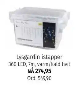 Nille Lysgardin istapper, NOK 274.95 tilbud