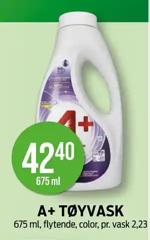 Kiwi A+ TØYVASK, NOK 42.4 tilbud