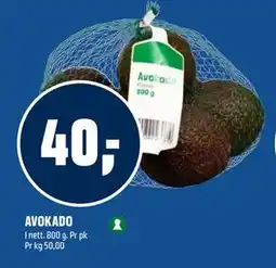 Coop Obs AVOKADO, NOK 40 tilbud