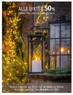 Nille Moholmen metallykt, NOK 249.95 tilbud