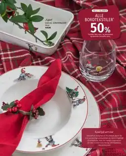 Nille ALLE BORDTEKSTILER tilbud