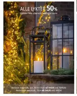 Nille ALLE LYKTER tilbud