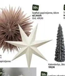 Nille Snøflak papirstjerne, NOK 249.95 tilbud