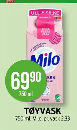 Kiwi TØYVASK, NOK 69.9 tilbud