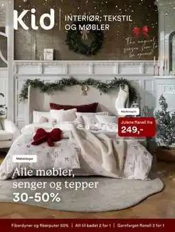 Kid Interiør Fiberdyner og fiberputer 50% tilbud