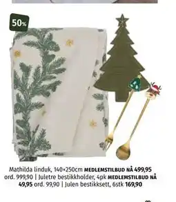 Nille Mathilda linduk, 140×250cm, Medlemspris tilbud