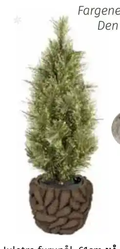 Nille Juletre furunål, 61cm, NOK 299.95 tilbud