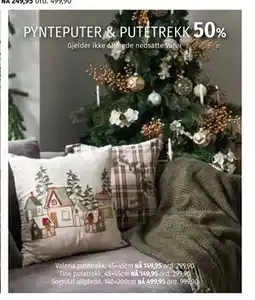 Nille Tine putetrekk, 45×45cm, NOK 149.95 tilbud