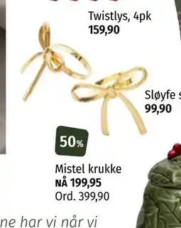 Nille Mistel krukke, NOK 199.95 tilbud