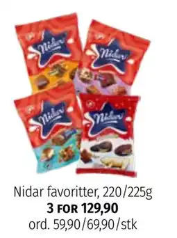Nille Nidar favoritter, NOK 129.9 tilbud