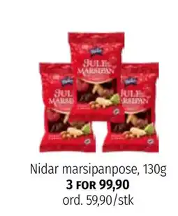 Nille Nidar marsipanpose, NOK 99.9 tilbud