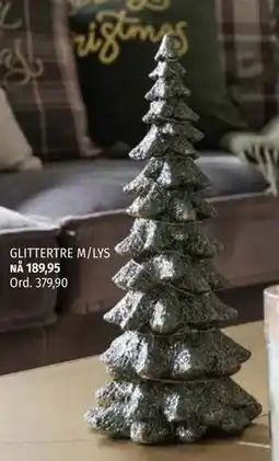 Nille GLITTERTRE M/LYS, NOK 189.95 tilbud