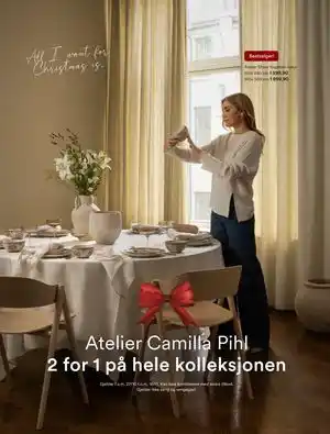 Kid Interiør Atelier Sheer lingardin natur tilbud