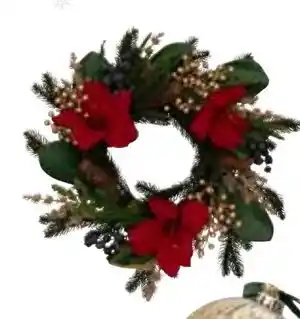 Nille Krans m/julestjerner og bær, NOK 349.95 tilbud