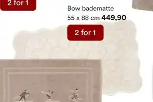Kid Interiør Bow badematte 55 x 88 cm, NOK 449.9 tilbud