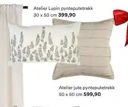 Kid Interiør Atelier jute pynteputetrekk 50 x 50 cm, NOK 599.9 tilbud