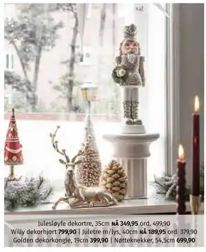 Nille Julesløyfe dekortre, NOK 349.95 tilbud