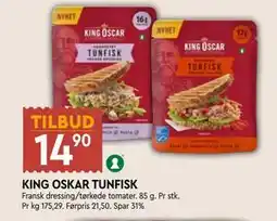 Coop Mega KING OSKAR TUNFISK, NOK 14.9 tilbud
