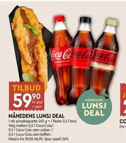 Coop Mega MÅNEDENS LUNSJ DEAL, NOK 59.9 tilbud