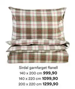 Kid Interiør Sirdal garnfarget flanell tilbud