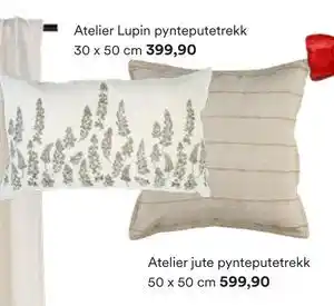 Kid Interiør Atelier Lupin pynteputetrekk 30 x 50 cm, NOK 399.9 tilbud