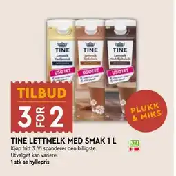Coop Mega TINE LETTMELK MED SMAK 1 L tilbud