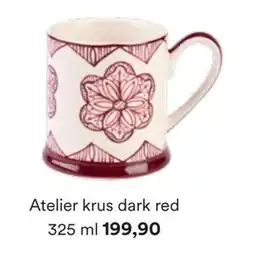 Kid Interiør Atelier krus dark red 325 ml, NOK 199.9 tilbud