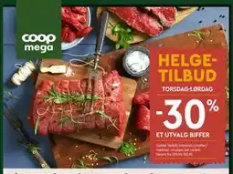 Coop Mega ET UTVALG BIFFER tilbud