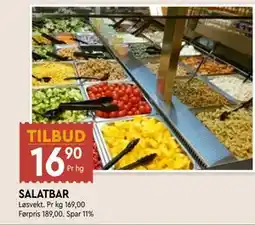 Coop Mega SALATBAR, NOK 16.9 tilbud
