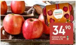 Coop Mega NORSKE EPLER AROMA 6 PK, NOK 34.9 tilbud