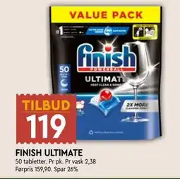 Coop Mega FINISH ULTIMATE, NOK 119 tilbud