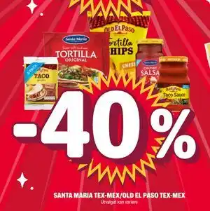 SANTA MARIA TEX-MEX/OLD EL PASO TEX-MEX