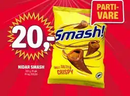Coop Extra NIDAR SMASH, NOK 20 tilbud