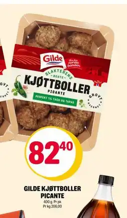 Coop Extra GILDE KJØTTBOLLER PICANTE, NOK 82.4 tilbud