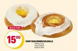 Coop Extra COOP SKOLEBRØD/SOLBOLLE, NOK 15 tilbud