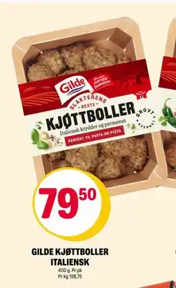 Coop Extra GILDE KJØTTBOLLER ITALIENSK, NOK 79.5 tilbud