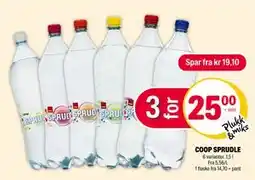 Coop Extra COOP SPRUDLE, NOK 25 tilbud