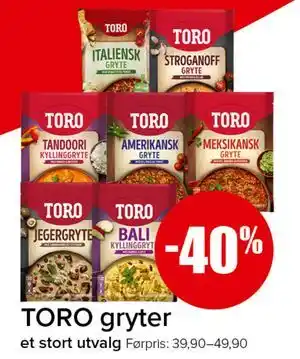 TORO gryter