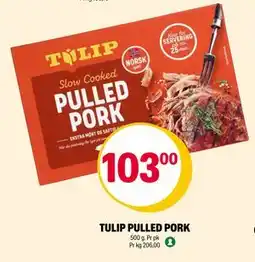Coop Extra TULIP PULLED PORK, NOK 103 tilbud