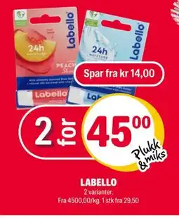 Coop Extra LABELLO, NOK 45 tilbud
