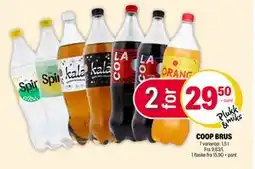 Coop Extra COOP BRUS, NOK 29.5 tilbud